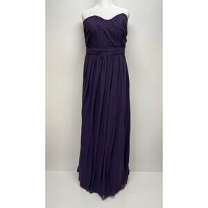 Dessy Collection Vivian Diamond Dress Size 12 Women’s Purple Bridesmaid Long